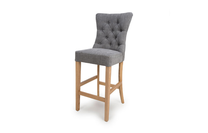 Luxury Bar stool - Eaton Bar Chair - Grey