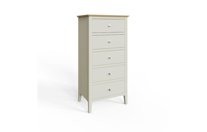 Chest Of Drawers - Riva Painted Tall 5 Drawer Chest