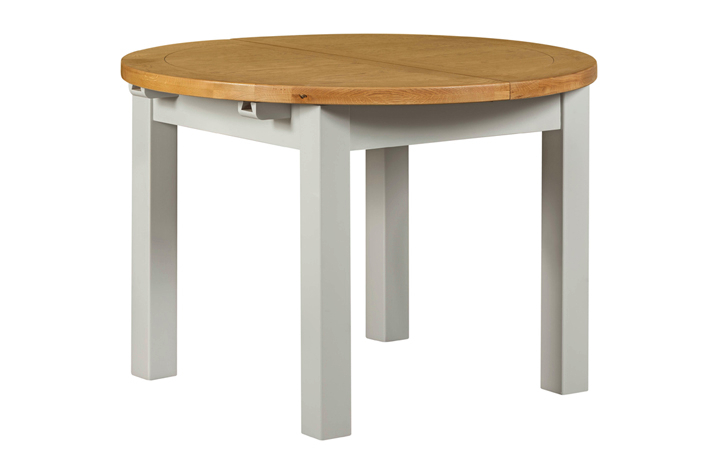 Eden Grey Painted Collection - Eden Grey Painted Round Extending Table