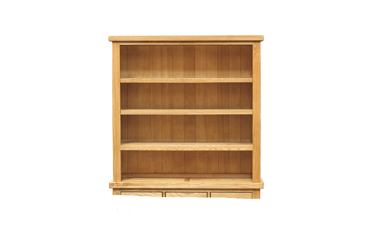 Dresser Tops & Larder Units - Norfolk Rustic Solid Oak Open Dresser Top 