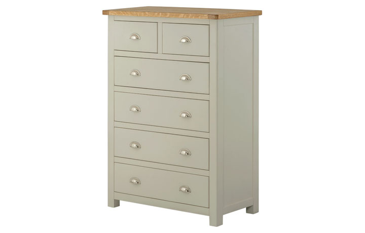 Chest Of Drawers - Pembroke Stone Painted 2 Over 4 Chest