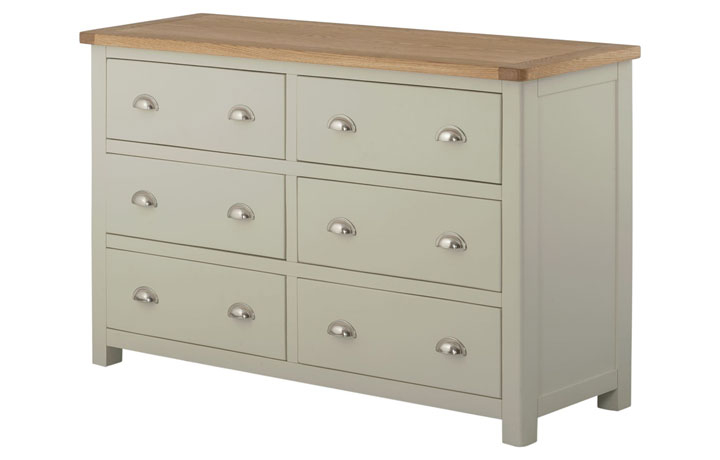 Chest Of Drawers - Pembroke Stone Painted 6 Drawer Chest