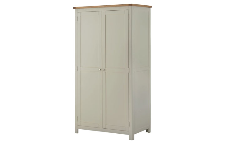 Pembroke Stone Painted Collection - Pembroke Stone Painted 2 Door Wardrobe