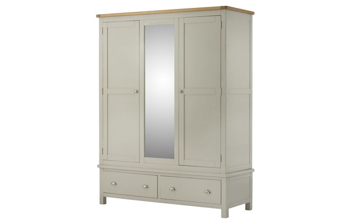 Pembroke Stone Painted Collection - Pembroke Stone Painted Triple Wardrobe