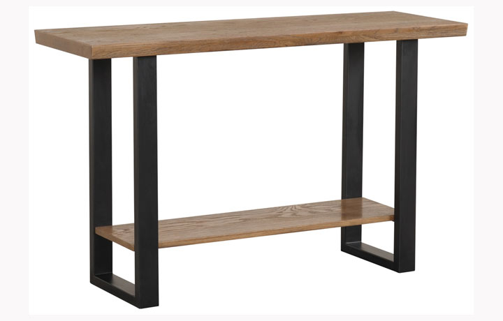 Oak 2 Drawer Console Tables - Boston Oak Console Table