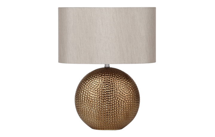 Lighting Range (PLL) - PLL163 - Bronze Ceramic Table Lamp 