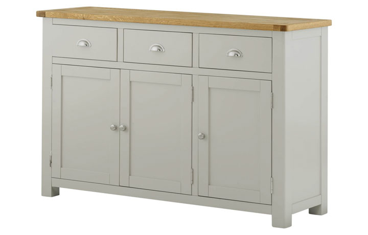 Sideboards & Cabinets - Pembroke Stone Painted 3 Door Sideboard 