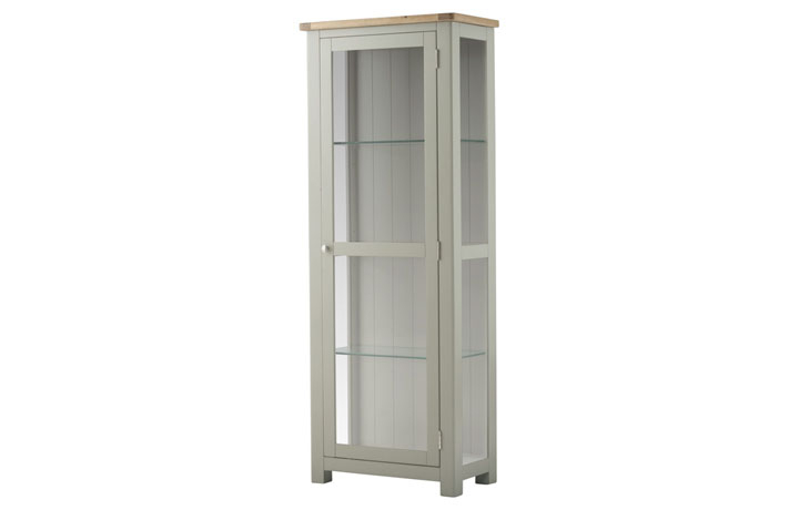 Pembroke Stone Painted Collection - Pembroke Stone Painted Glazed Display Cabinet