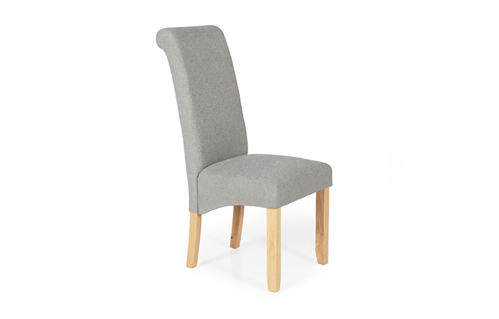 Clearance Furniture - Kingston Plain Silver Dining Chair
