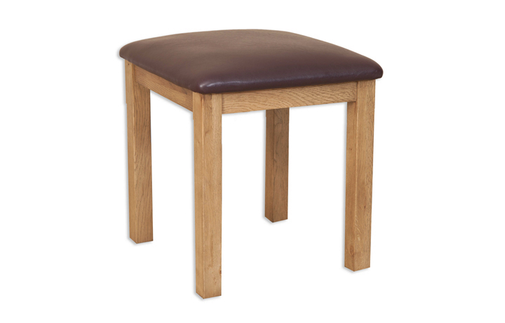 Windsor Rustic Oak - Windsor Rustic Oak Dressing Stool 