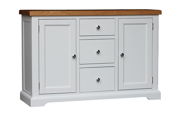 Sideboards & Cabinets - Suffolk Painted 3 Drawer 2 Door Sideboard