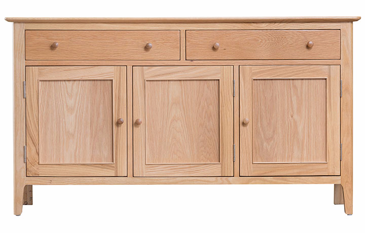 Sideboards & Cabinets - Odense Oak 3 Door Sideboard