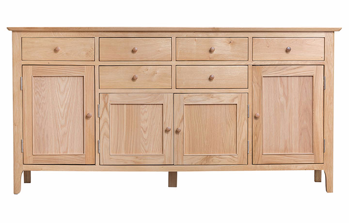 Sideboards & Cabinets - Odense Oak 4 Door Sideboard