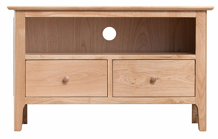 Oak Standard TV Units - Odense Oak Standard TV Cabinet