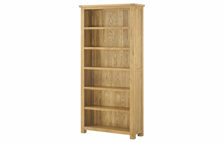 Bookcases - Pembroke Oak Large Bookcase