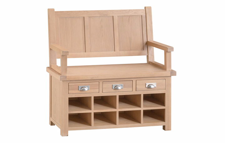 Mali Reclaimed Pine Small Dining Bench Reclaimed Wood With A