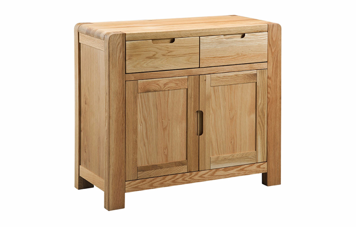 Boston Rustic Oak Furniture Collection - Boston Oak 180cm Dining Table With Wooden Star Base