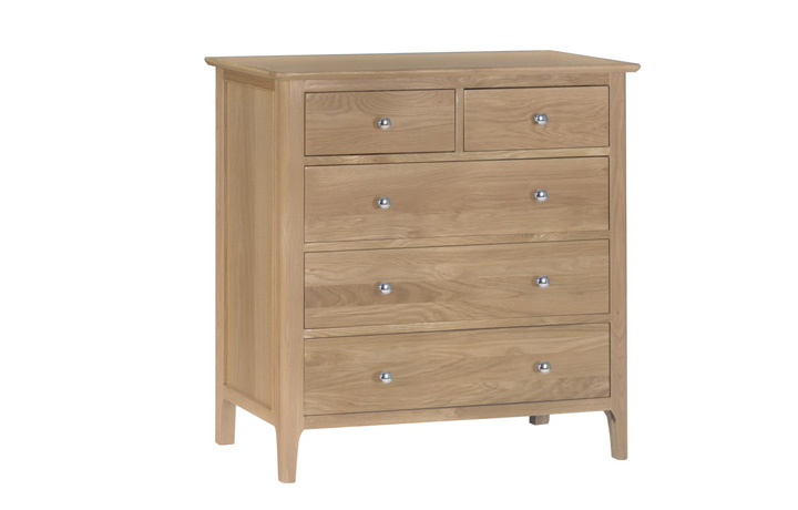 Odense Oak Furniture Collection - Odense Oak 2 Over 3 Chest