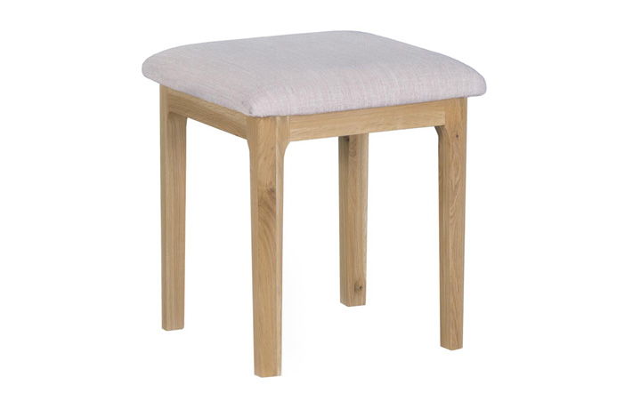 Odense Oak Furniture Collection - Odense Oak Dressing Table Stool
