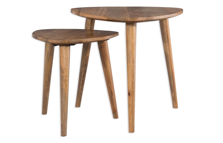 Malmo Solid Mango Wood  - Malmo Mango Nest of Two Tables