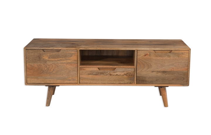 Malmo Solid Mango Wood  - Malmo Mango Large TV Cabinet 