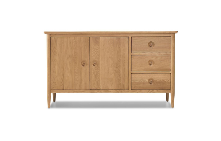Nordic Solid Oak Collection - Nordic Solid Oak Large Sideboard