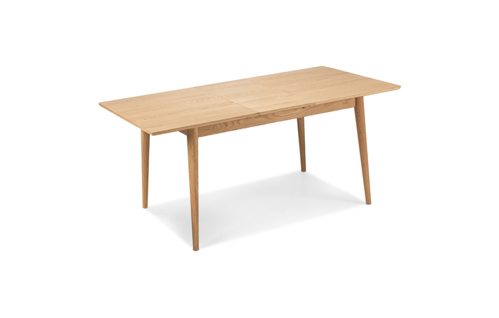 Dining Tables -  Nordic Solid Oak 140-180cm Extending Dining Table