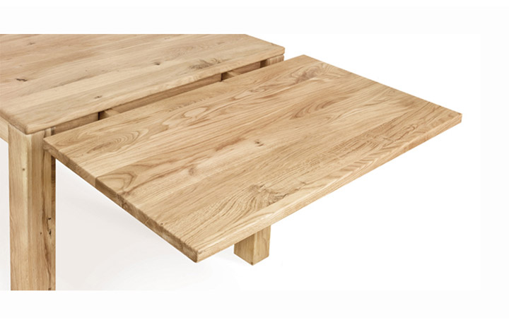Annika Modern Oak Collection - Natures Solid Oak Extension Table Leaf - 50x80cm 