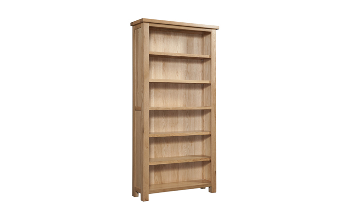 Bookcases - Lavenham Oak 6ft Bookcase