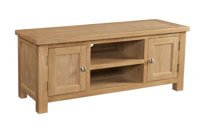 Lavenham Oak Furniture Collection - Lavenham Oak Large TV Unit