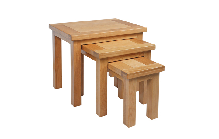 Nested Tables - Lavenham Oak Nest of Tables