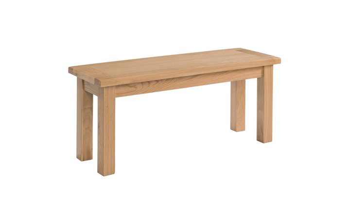 Woodford Solid Oak Collection - Lavenham Oak Medium Bench