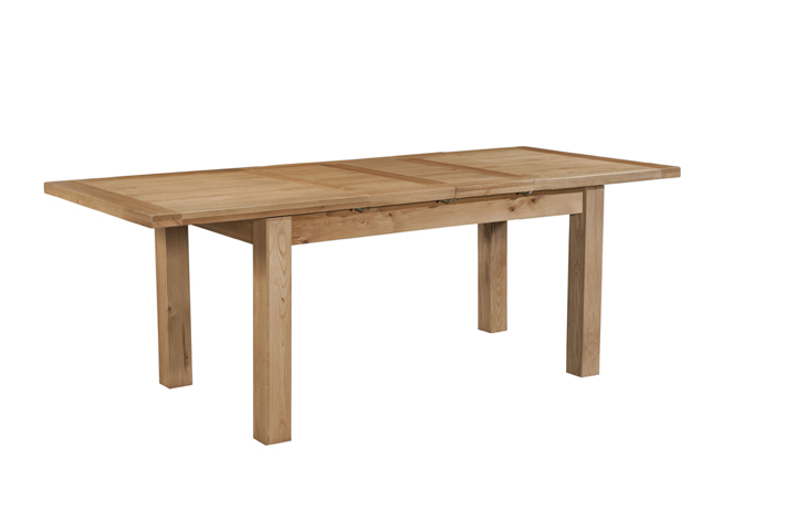 Woodford Solid Oak Collection - Lavenham Oak 180-250cm Extending Dining Table