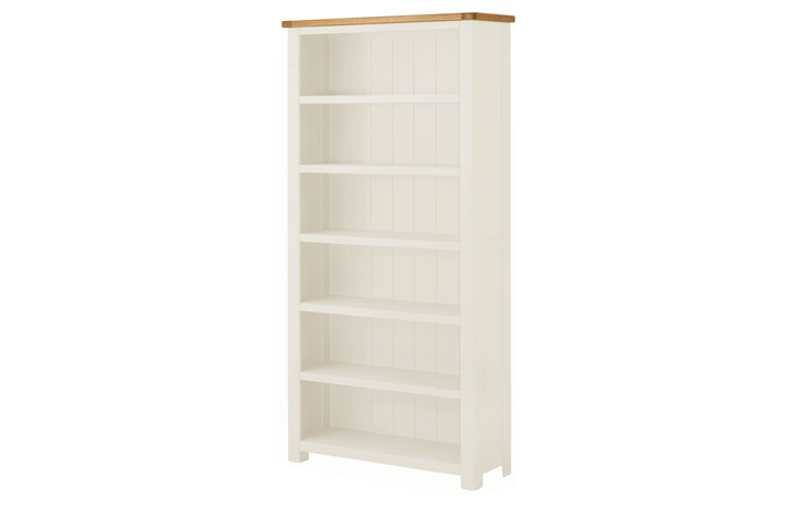 Bookcases - Pembroke White Painted Large Bookcase