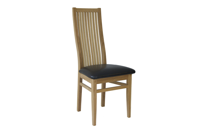 York Oak Dining Chair Collection - York Solid Oak Oslo Dining Chair