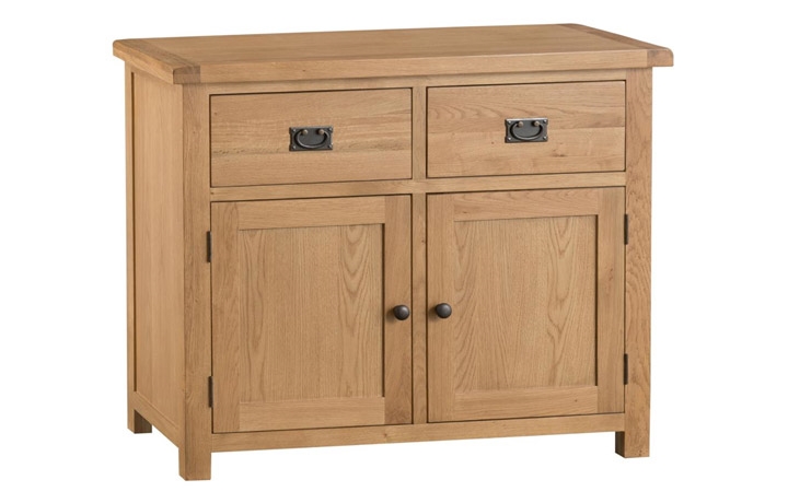 Burford Rustic Oak Collection - Burford Rustic Oak 2 Door 2 Drawer Sideboard