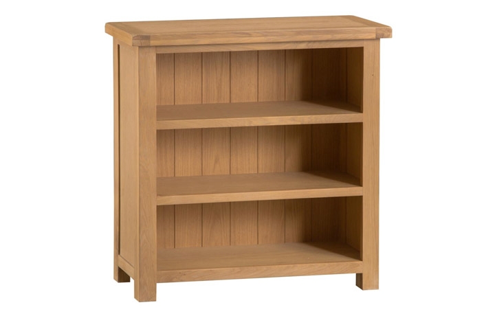 Bookcases - Burford Rustic Oak Small Bookcase