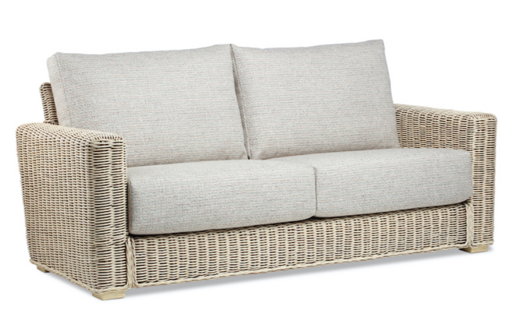 Burford Rattan Range in Natural Wash - Burford 3 Seat Sofa