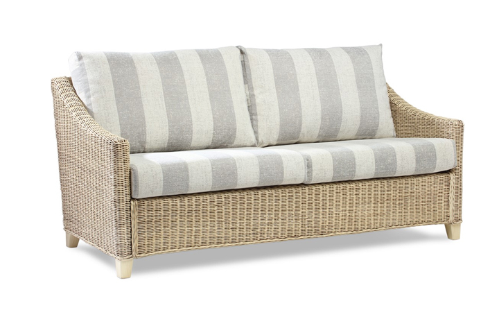 Dillon Rattan Range in Natural Wash - Dillon 3 Seat Sofa