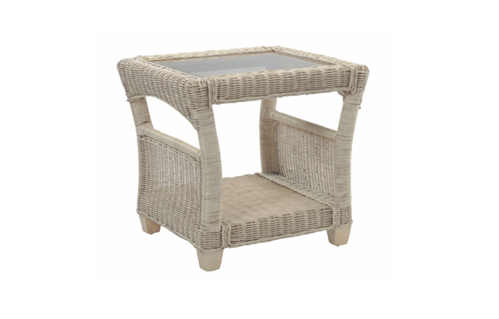 Dillon Rattan Range in Natural Wash - Dillon Side Table