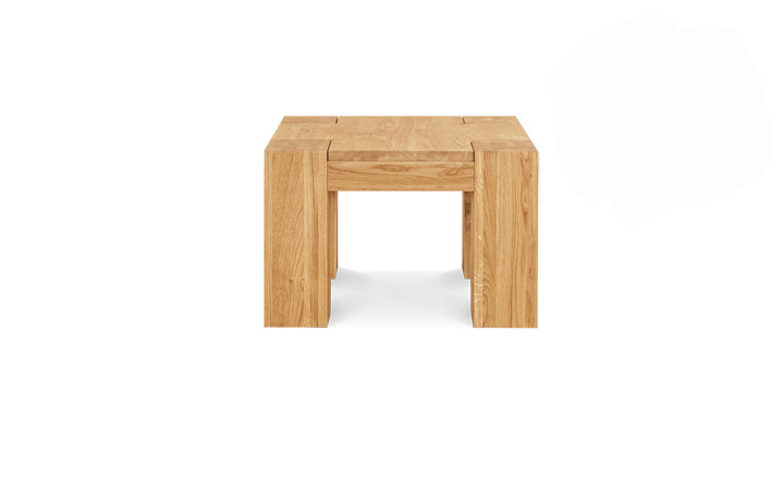 Oak Coffee Tables - Majestic Solid Oak Lamp Table