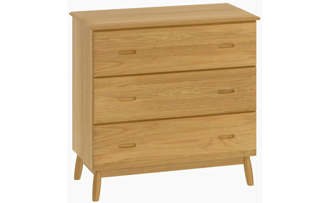 Chest Of Drawers - Origin Oak 3 Drawer Chest of Drawers