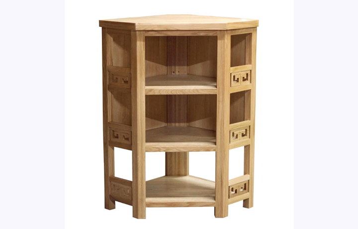 Clearance Furniture - Suffolk Oak Octagonal Corner Unit