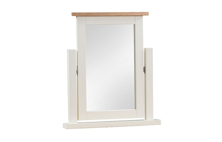 Lavenham Ivory, White, Cobblestone & Raven Painted Furniture Collection - Lavenham Painted Mirror