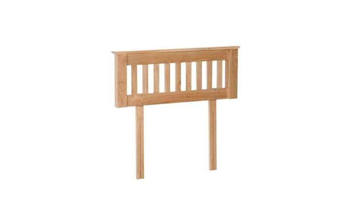 4ft Small Double Headboards - Woodford Solid Oak 4ft6 Double Headboard