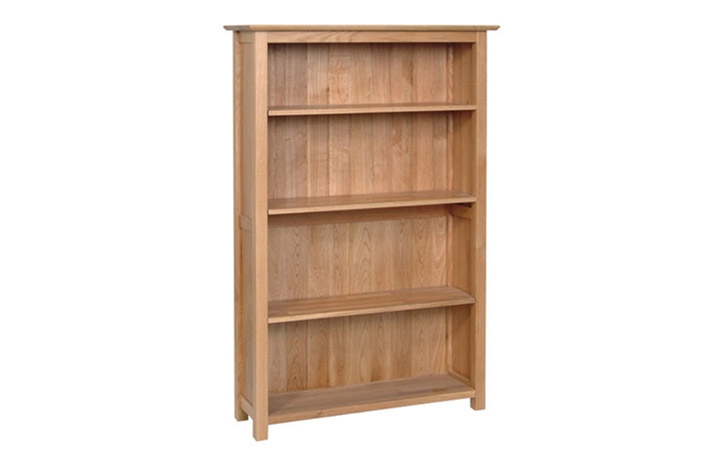 Bookcases - Woodford Solid Oak Medium Bookcase