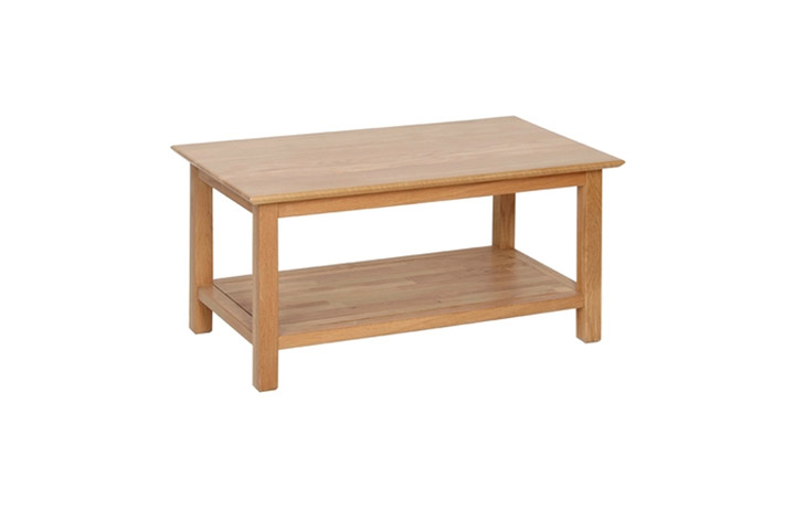 Oak Coffee Tables - Woodford Solid Oak Large Coffee Table