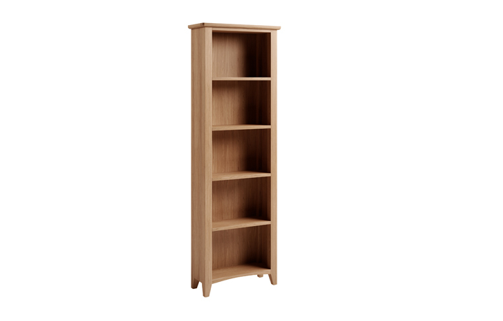 Oak Bookcases - Columbus Oak Large Bookcase 