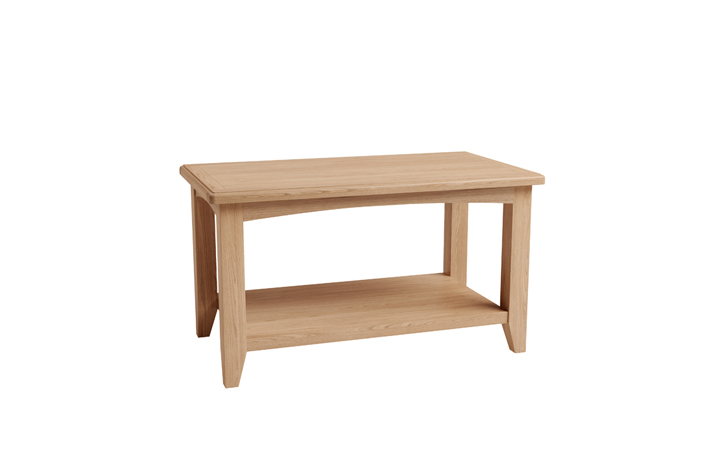 Columbus Oak Furniture Range - Columbus Oak Small Coffee Table