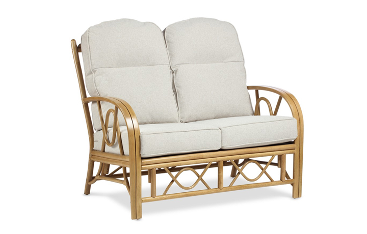 Java Rattan Range in Light Oak - Java 2 Seat Sofa Light Oak